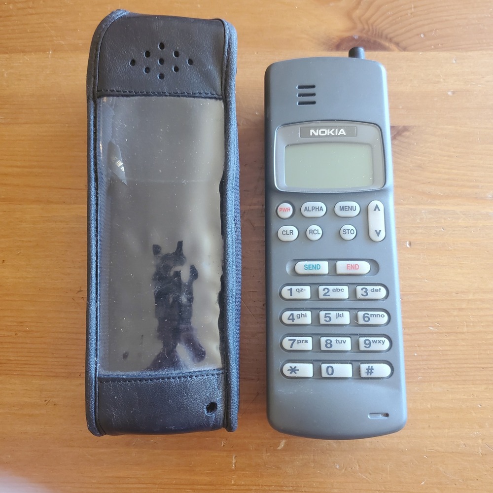 Rare Vintage Collectible Nokia Model 101 THA-6 Brick Phone - Untested For Parts